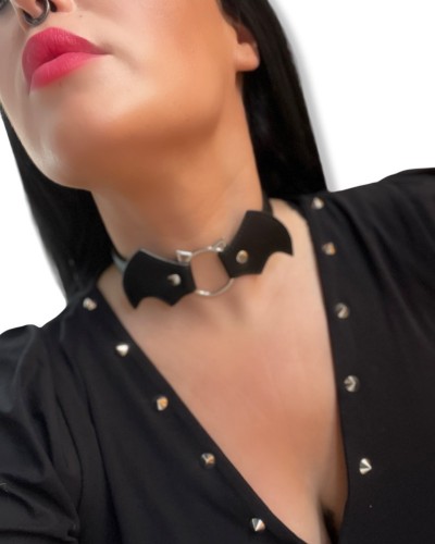 COLAR CHOKER BAT|LA Oveja Negra Shop.