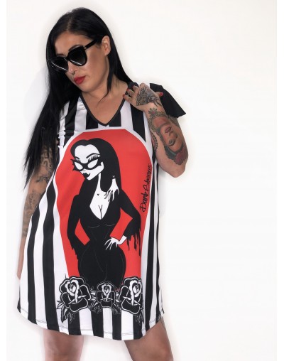 VESTIDO MORTICIA PSYCHO.