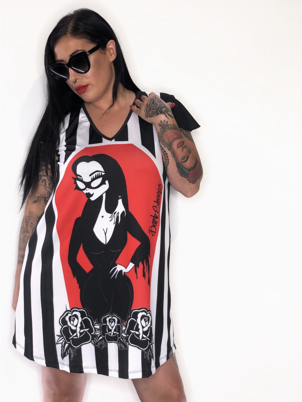 VESTIDO MORTICIA PSYCHO.