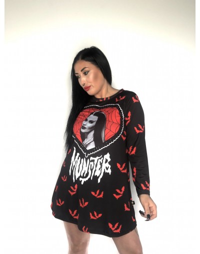 VESTIDO LILY MUNSTER.