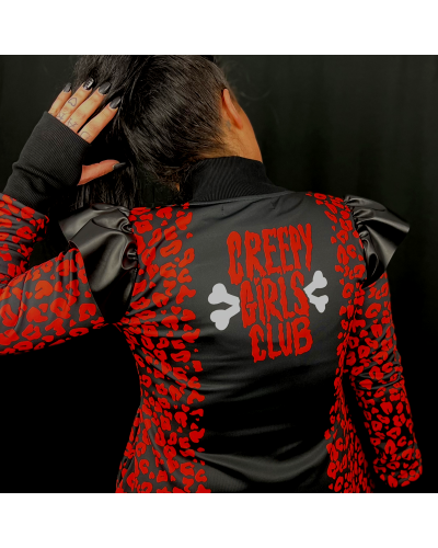 CHAQUETA CREEPY GIRLS CLUB|LA OVEJA NEGRA SHOP|DARKSHEEPS.