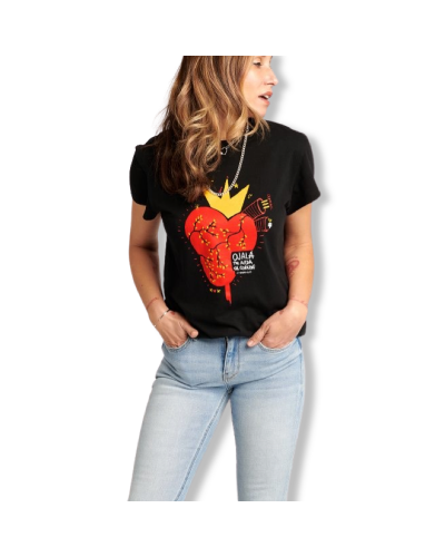 Camiseta  TE ARDA EL CORAZÒN Aire Retro|La Oveja Negra SHOP