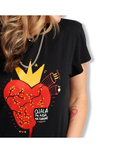 Camiseta  TE ARDA EL CORAZÒN Aire Retro|La Oveja Negra SHOP