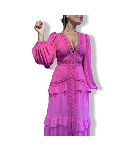 VESTIDO MODA CHIC PINK|LA OVEJA NEGRA SHOP.