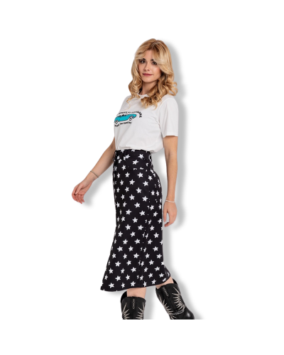 FALDA MIDI COWWGIRL SYTAR LOLINA|LA OVEJA NEGR SHOP.