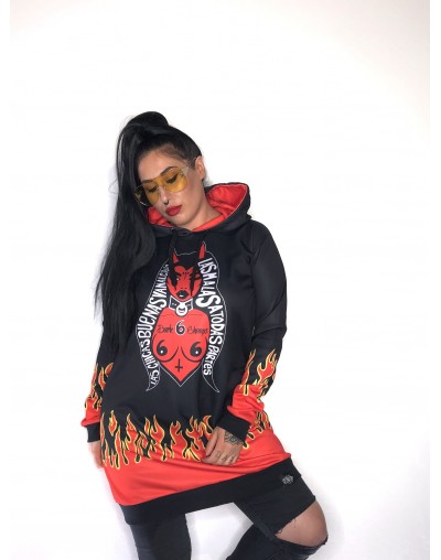 SUDADERA VESTIDO CHICAS MALAS.