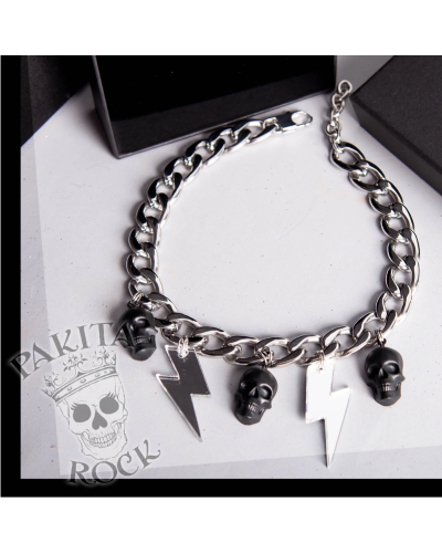 COLLAR LUX SKULL PSKITAROCK|LA Oveja Negra Shop.