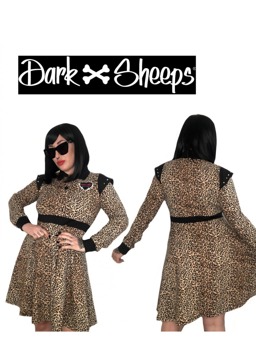 VESTIDO POLO ROCK LEOPARDO