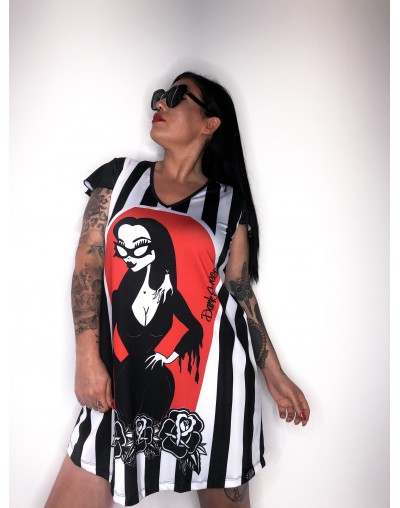 VESTIDO MORTICIA PSYCHO.