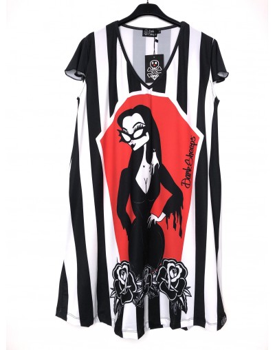 VESTIDO MORTICIA PSYCHO.