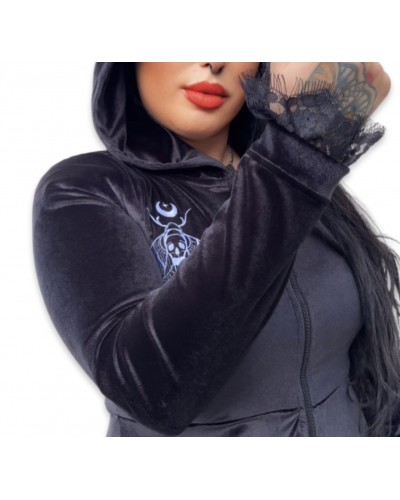 CHAQUETA DEATH NIGHT |LA OVEJA NEGRA SHOP|DARKSHEEPS.