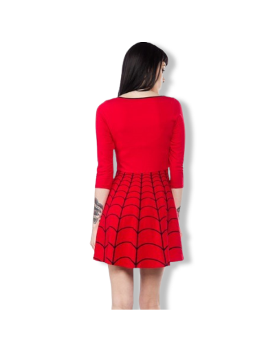 VESTIDO SPIDER RED.