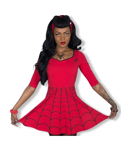 VESTIDO SPIDER RED.