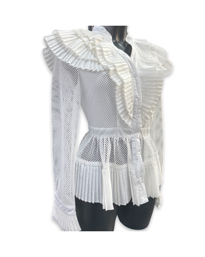 CAMISA SPELLMAN GOTH BLANCA|LA Oveja Negra SHOP.