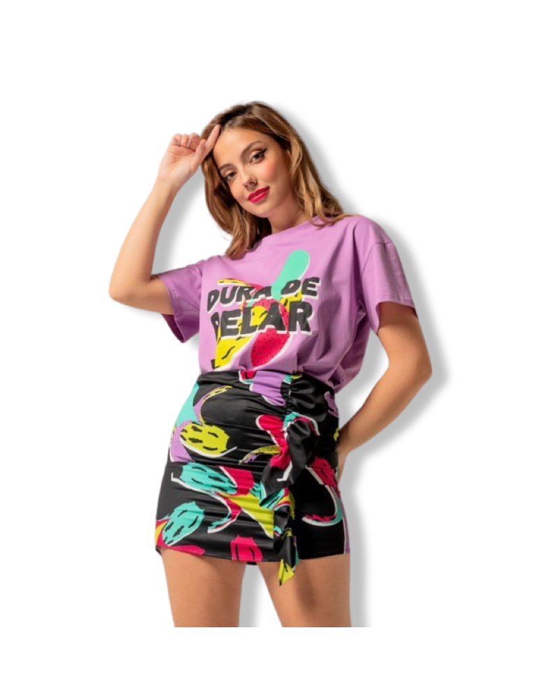 FALDA VOLANTE BANANA POP.
