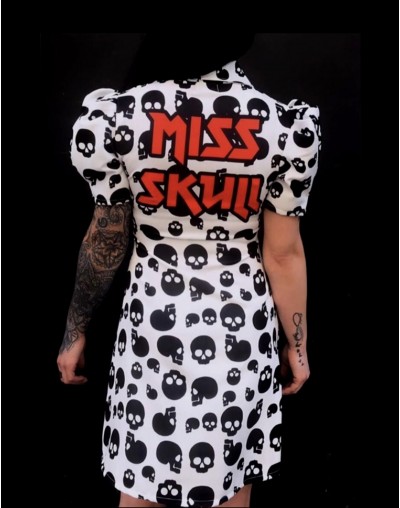 VESTIDO MISS SKULL VINTAGE.