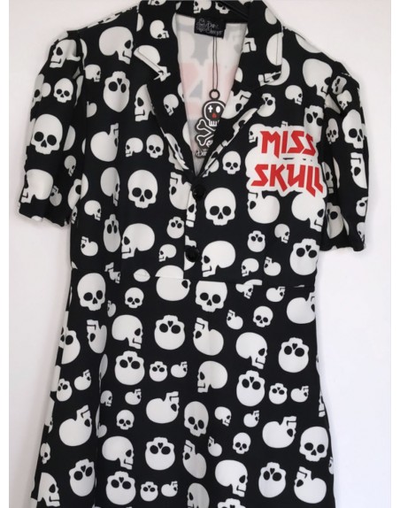 VESTIDO MISS SKULL VINTAGE.