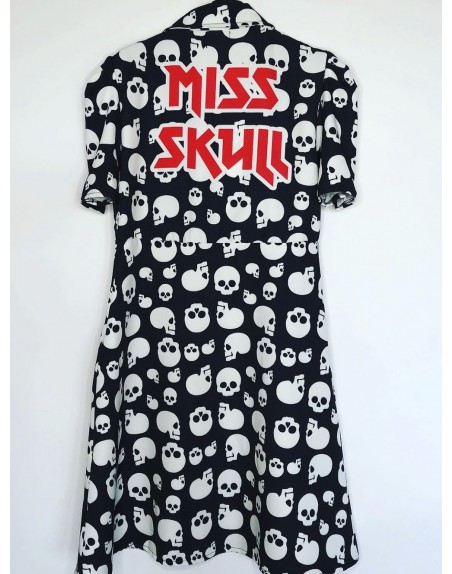 VESTIDO MISS SKULL VINTAGE.