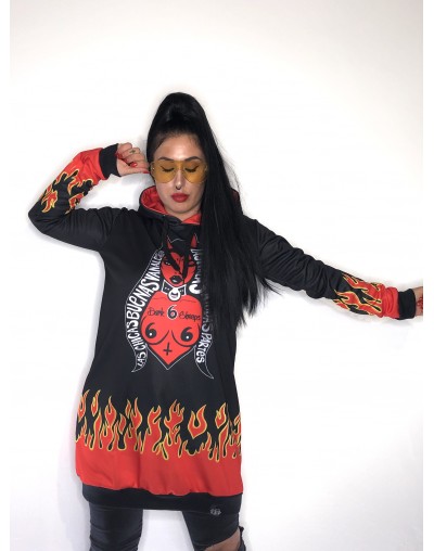 SUDADERA VESTIDO CHICAS MALAS.