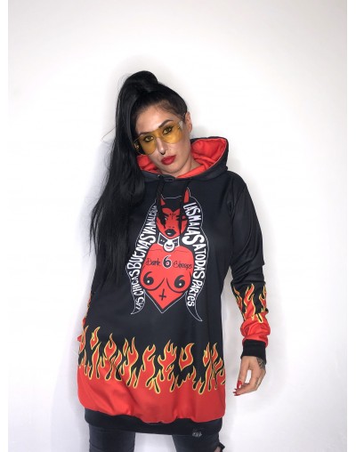 SUDADERA VESTIDO CHICAS MALAS.