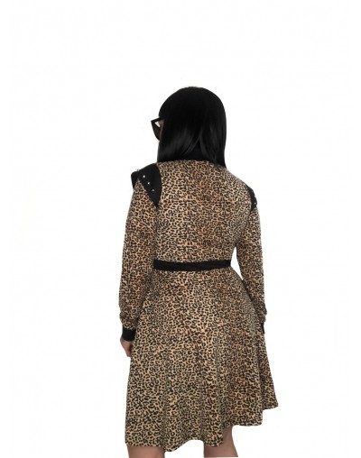 VESTIDO POLO ROCK LEOPARDO