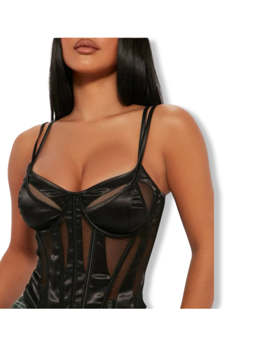 CORSET SATIN DREAM|LA OVEJA NEGRA SHOP.