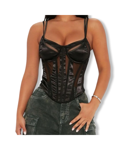 CORSET SATIN DREAM|LA OVEJA NEGRA SHOP.