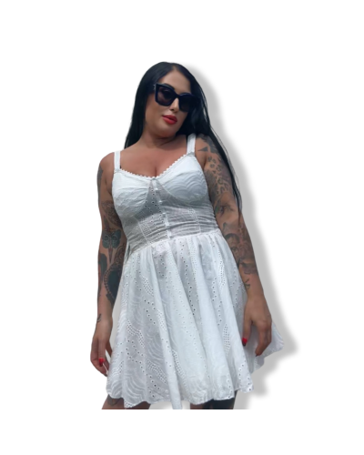 VESTIDO LOLITA CHIC WHITE.