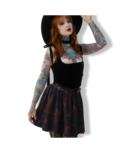 BLOOD ROSE MINI SKIRT KILLSTAR|LA Oveja Negra SHOP.