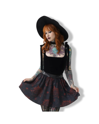 BLOOD ROSE MINI SKIRT KILLSTAR|LA Oveja Negra SHOP.