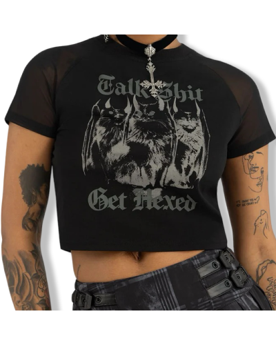 TALK SHIT CROP TOP  KILLSTAR|LA OVEJA NEGRA SHOP.