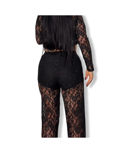 PANTALÒN  ENCAJE DIVA BLACK|LA OVEJA NEGRA SHOP.