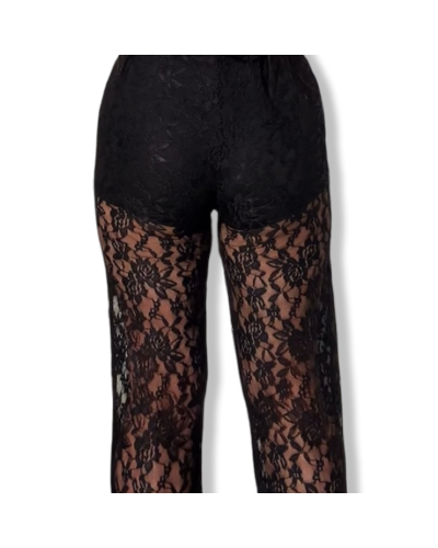 PANTALÒN  ENCAJE DIVA BLACK|LA OVEJA NEGRA SHOP.