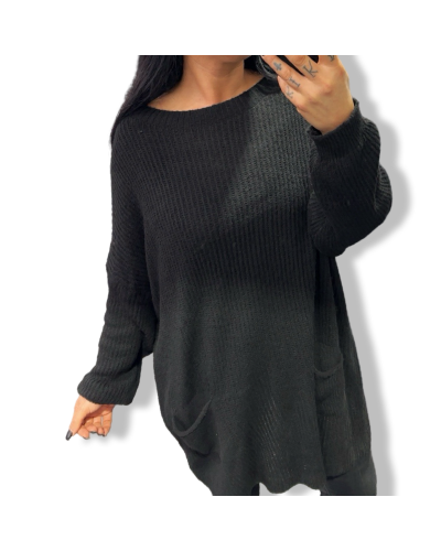 SWEATER VESTIDO OUNTO BASIC BLACK|LA OVEJA NEGRA SHOP.