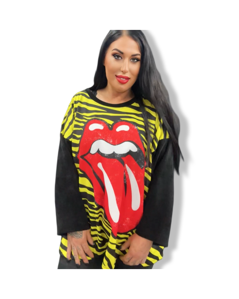 SWEATER ROLLING ZEBRA OVERSIZE|LA OVEJA NEGRA SHOP.