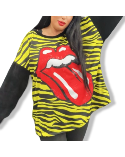 SWEATER ROLLING ZEBRA OVERSIZE|LA OVEJA NEGRA SHOP.