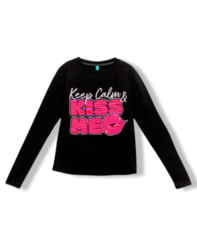 CAMISETA KEEP CALM AND KISS ME|LOLINA|LA OVEJA NEGRA SHOP.