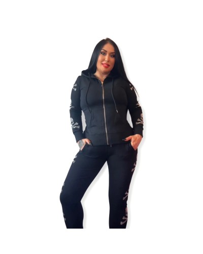 CONJUNTO SPORT CHIC SKULL SHINE| LA OVEJA NEGRA SHOP.