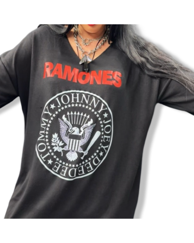 SWEATER VESTIDO RAMONES  PUNTO |LA OVEJA NEGRA SHOP.