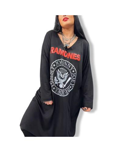 SWEATER VESTIDO RAMONES  PUNTO |LA OVEJA NEGRA SHOP.