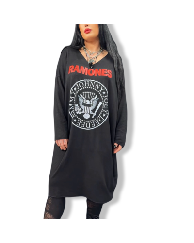 SWEATER VESTIDO RAMONES  PUNTO |LA OVEJA NEGRA SHOP.