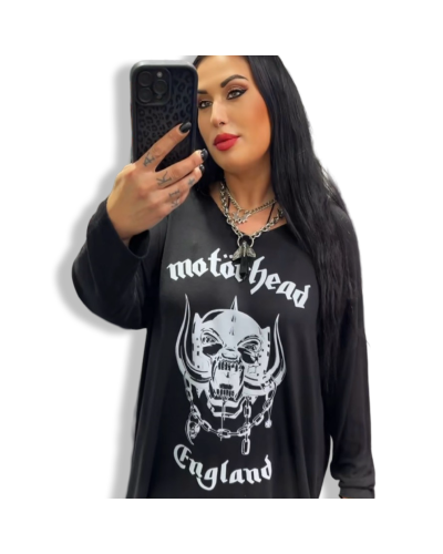 SWEATER VESTIDO MOTÖRHEAD  PUNTO |LA OVEJA NEGRA SHOP.