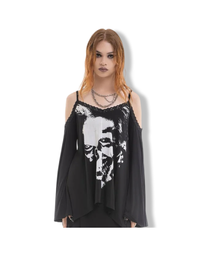 TOP YOU MUST FEED TUNIC DRESS TOP  KILLSTAR|LA OVEJA NEGRA SHOP.