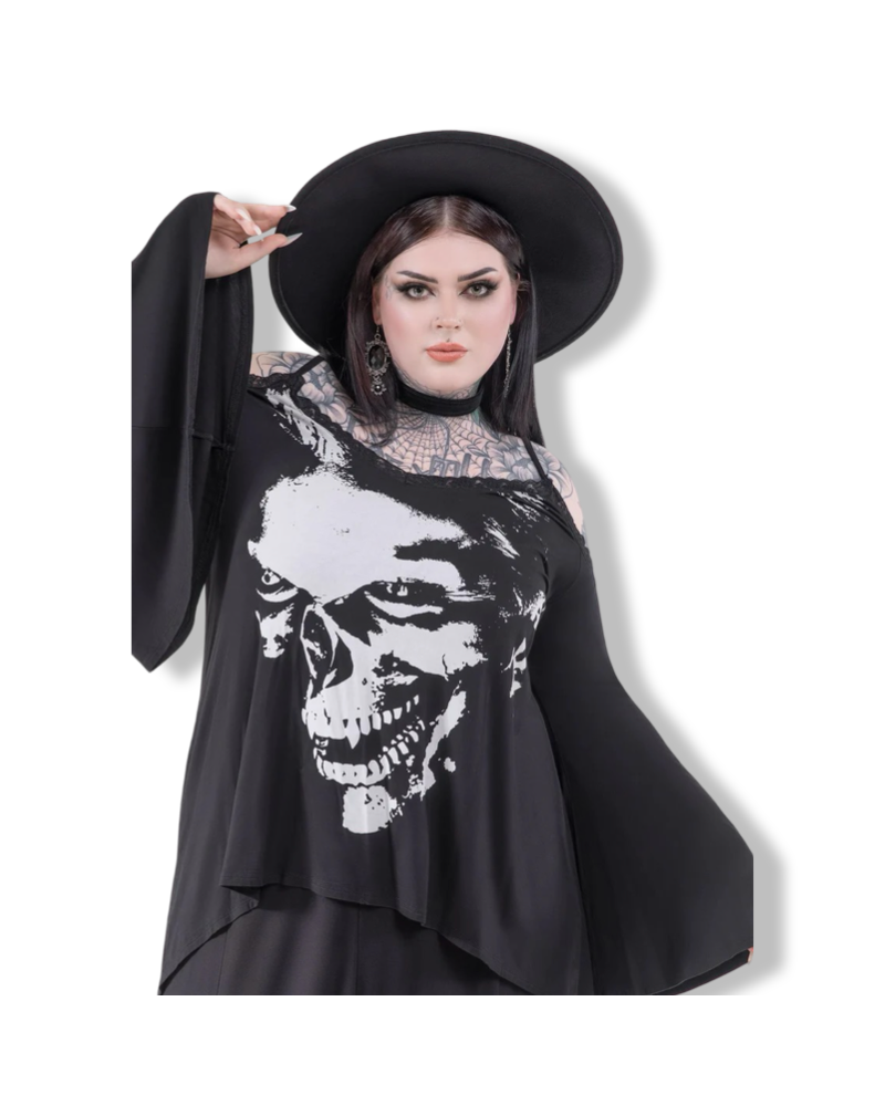 TOP YOU MUST FEED TUNIC DRESS TOP  KILLSTAR|LA OVEJA NEGRA SHOP.