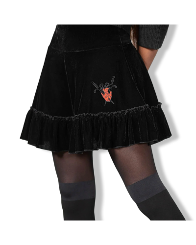 LAMELLA SKATER SKIRT KILLSTAR|LA OVEJA NEGRA SHOP|MONSTER HIGH.