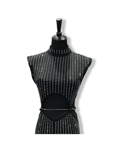 VESTIDOSLIM ANIMAL BLACK|LA Oveja Negra Shop