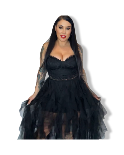 VESTIDO DARK HEART|LA Oveja Negra Shop