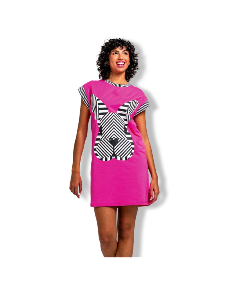 VESTIDO RIB LOVELY BUNNY|LOLINA|LA OVEJA NEGRA SHOP.