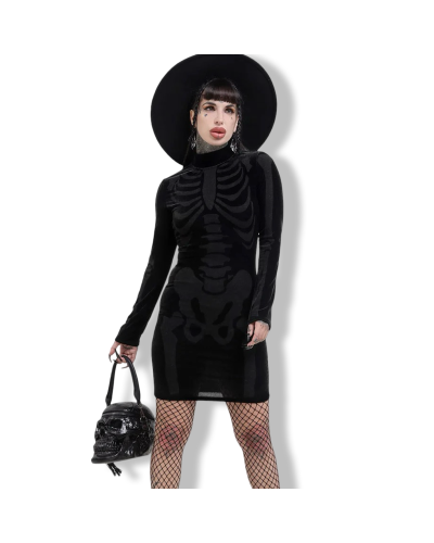 VESTIDO SKELLIECORE  KILLSTAR|LA OVEJA NEGRA SHOP.