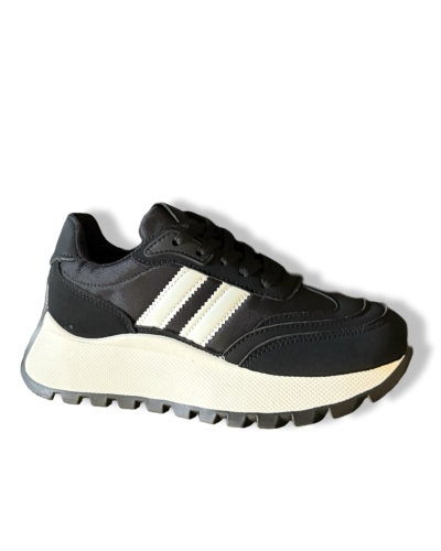 ZAPAS RETRO STREET BLACK|LA OVEJA NEGRA SHOP.